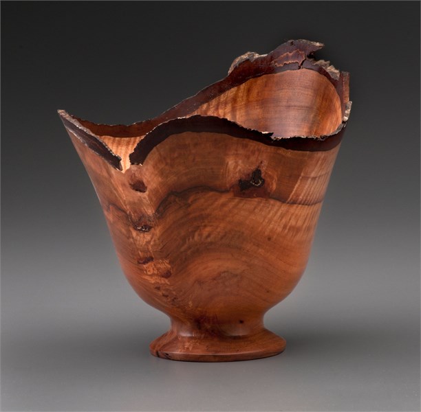 Hickory Compote Bowl at Brickworks Gallery